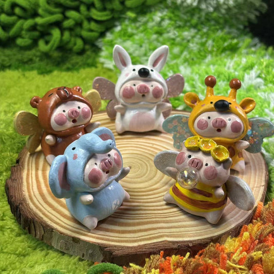 Enchanted Garden Piggy Fairies in Animal Consume